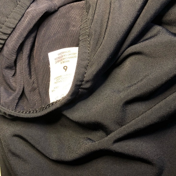 VENUS Black One Piece gathered Sleek Design size 6 NWOT - Picture 13 of 16